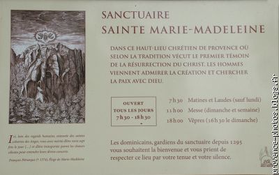 Grotte Sainte Marie-Madeleine, haut lieu chretien de provence.